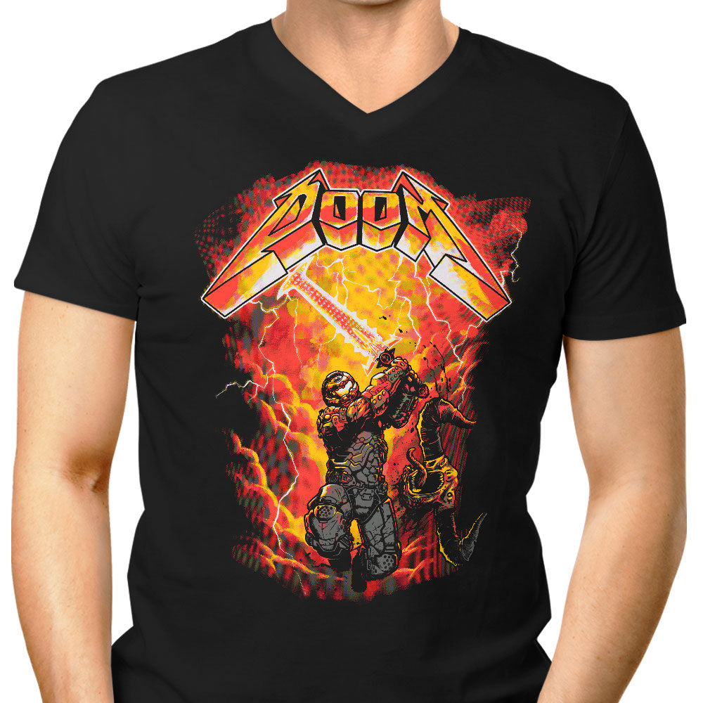 Rip the Demon Men's V-Neck - Adult & Kids T-Shirts, Sweatshirts & Hoodies apparel design preview 1