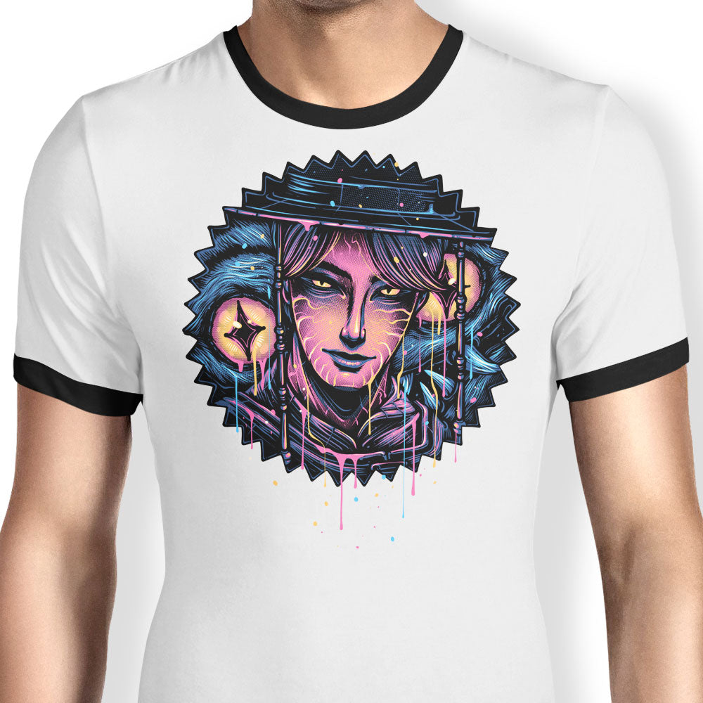 Rise From the Darkness Ringer - Adult & Kids T-Shirts, Sweatshirts & Hoodies apparel design preview 1