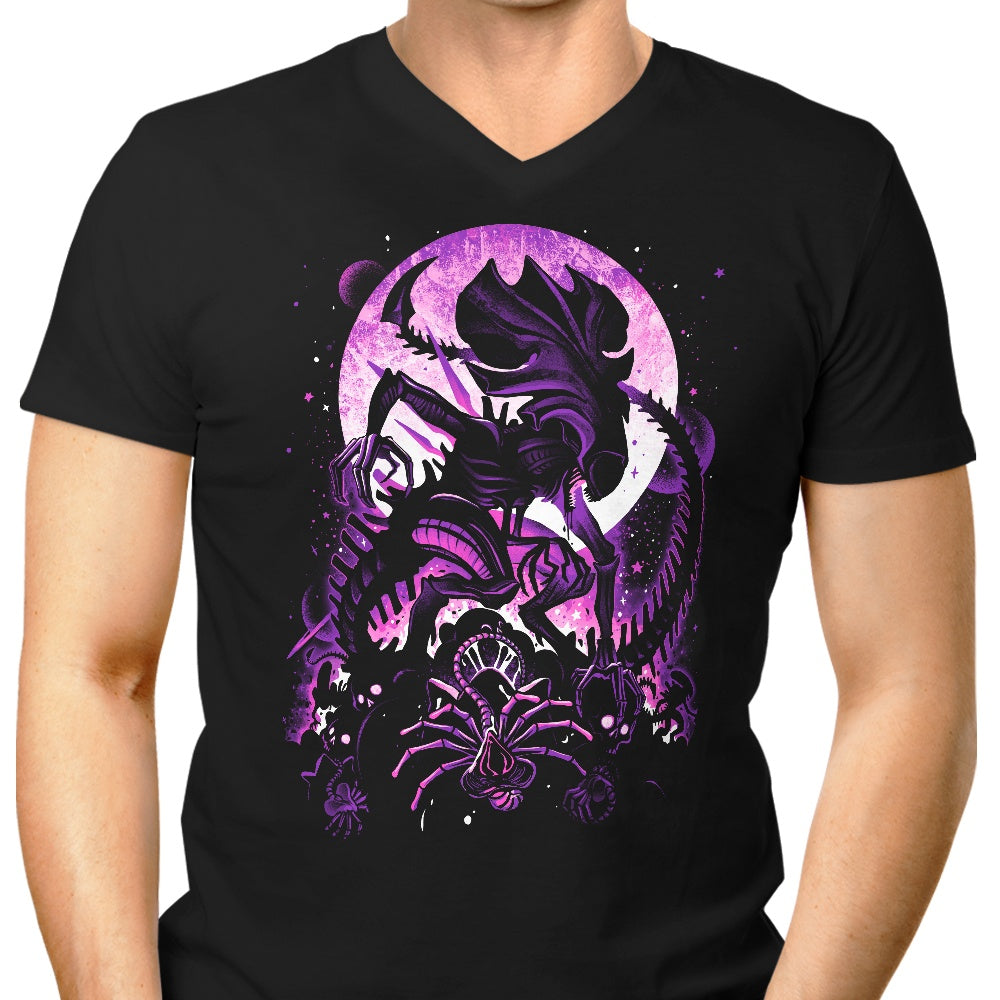 Rise of the Xeno Queen Men's V-Neck - Adult & Kids T-Shirts, Sweatshirts & Hoodies apparel design preview 1