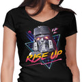 Rise Up Women's V-Neck - Adult & Kids T-Shirts, Sweatshirts & Hoodies apparel design preview 1