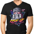 Rise Up Men's V-Neck - Adult & Kids T-Shirts, Sweatshirts & Hoodies apparel design preview 1