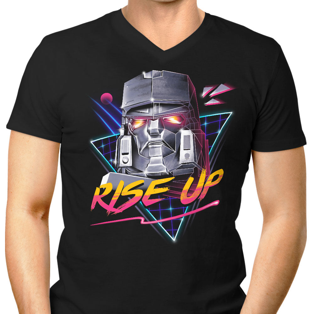 Rise Up Men's V-Neck - Adult & Kids T-Shirts, Sweatshirts & Hoodies apparel design preview 1