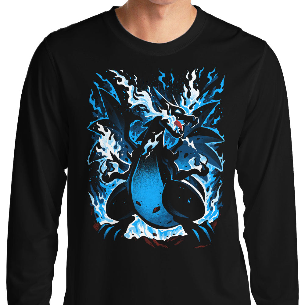 Roaring Blue Flames - Adult & Kids T-Shirts, Sweatshirts & Hoodies apparel design preview 1