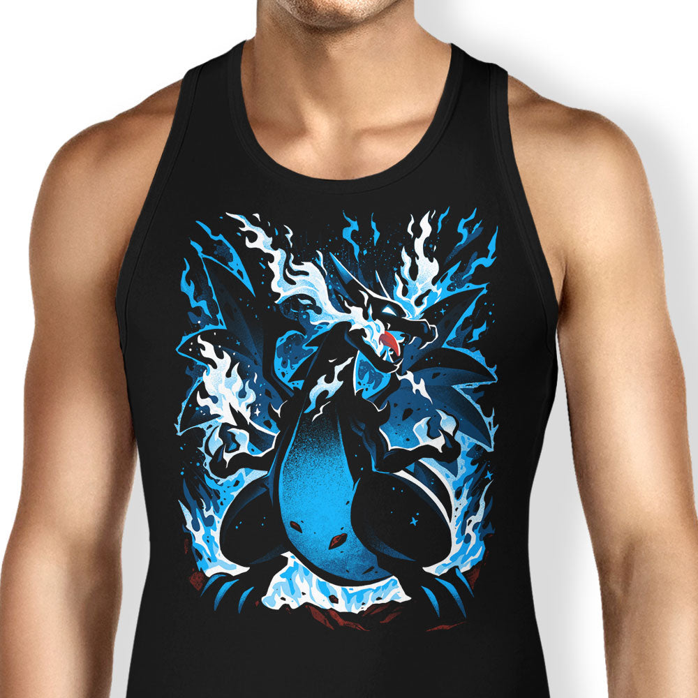 Roaring Blue Flames Tank Top - Adult & Kids T-Shirts, Sweatshirts & Hoodies apparel design preview 1