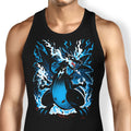 Roaring Blue Flames Tank Top - Adult & Kids T-Shirts, Sweatshirts & Hoodies apparel design preview 1