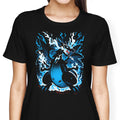 Roaring Blue Flames Women's Apparel - Adult & Kids T-Shirts, Sweatshirts & Hoodies apparel design preview 1