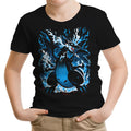 Roaring Blue Flames Youth Apparel - Adult & Kids T-Shirts, Sweatshirts & Hoodies apparel design preview 1