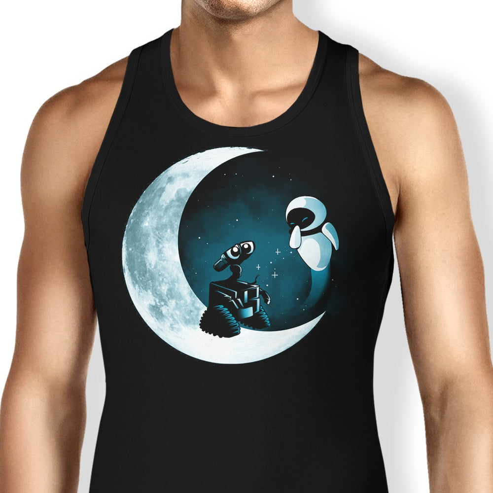Robot Love Tank Top - Adult & Kids T-Shirts, Sweatshirts & Hoodies apparel design preview 1