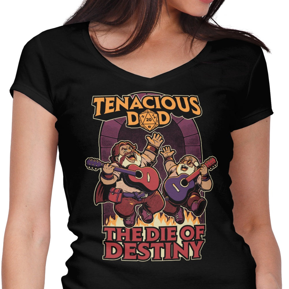 Rock Band Destiny Women's V-Neck - Adult & Kids T-Shirts, Sweatshirts & Hoodies apparel design preview 1