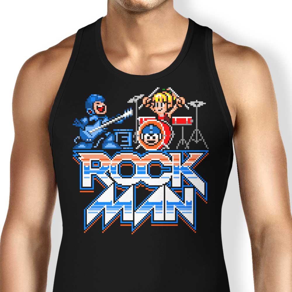 Rock, Man! Tank Top - Adult & Kids T-Shirts, Sweatshirts & Hoodies apparel design preview 1