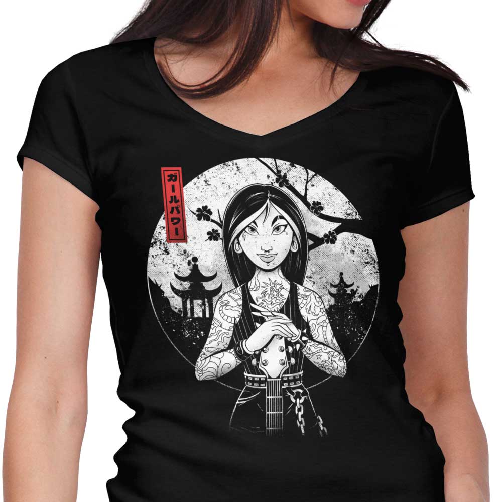 Rock the Dynasty Women's V-Neck - Adult & Kids T-Shirts, Sweatshirts & Hoodies apparel design preview 1
