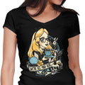 Rocker Alice Women's V-Neck - Adult & Kids T-Shirts, Sweatshirts & Hoodies apparel design preview 1