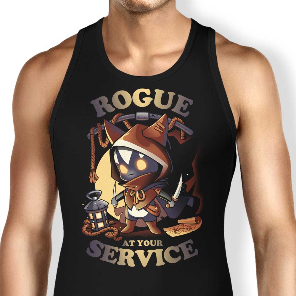 Rogue at Your Service Tank Top - Adult & Kids T-Shirts, Sweatshirts & Hoodies apparel design preview 1