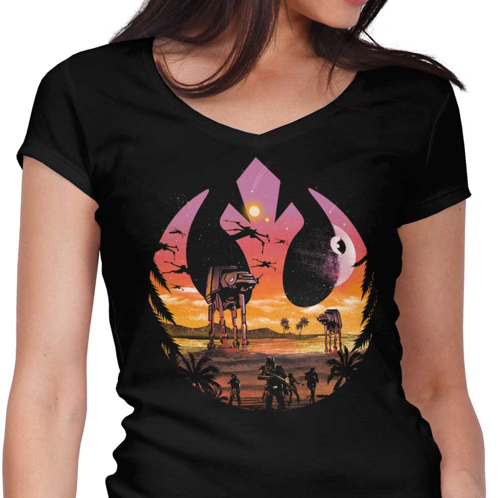 Rogues Women's V-Neck - Adult & Kids T-Shirts, Sweatshirts & Hoodies apparel design preview 1