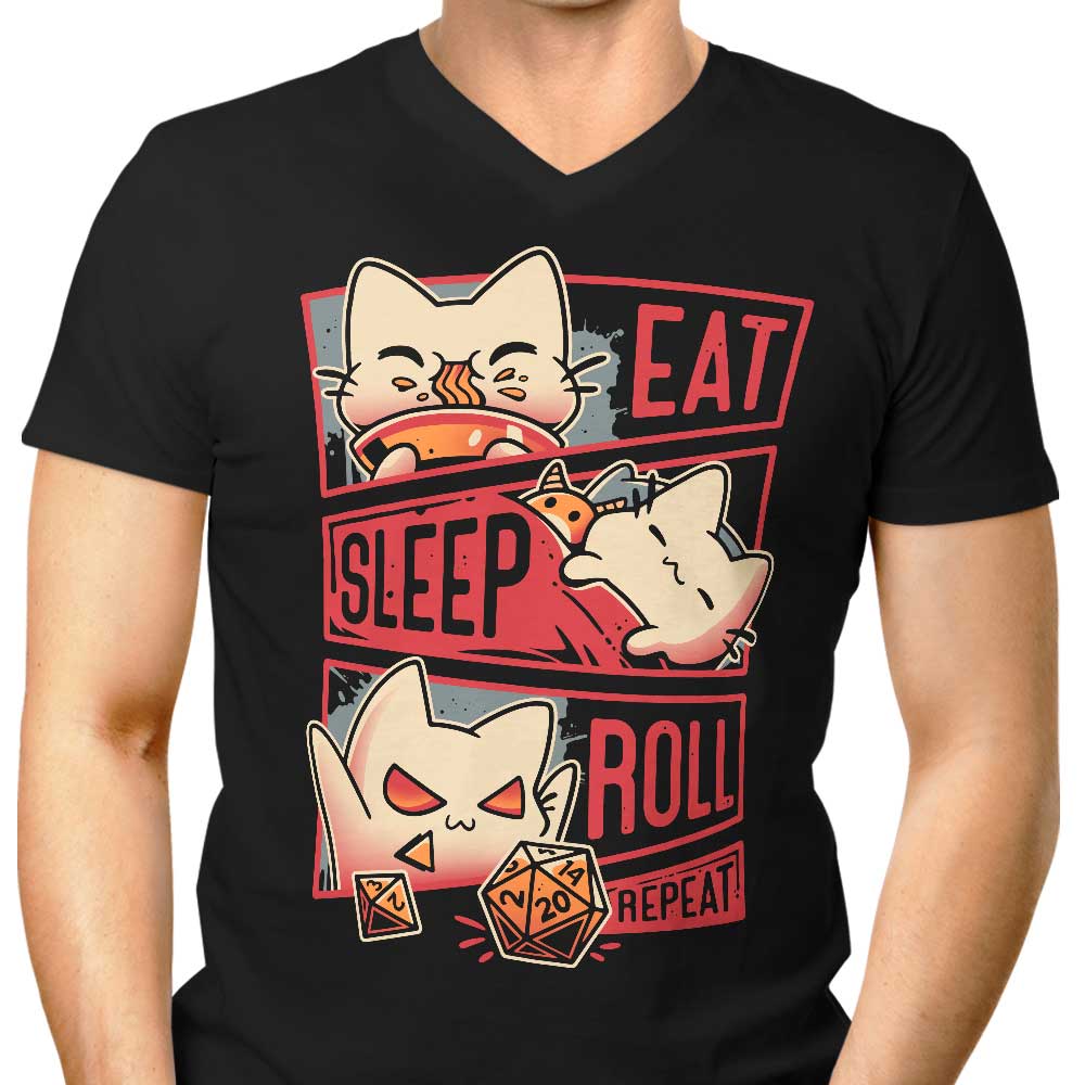 Roleplayer Routine Men's V-Neck - Adult & Kids T-Shirts, Sweatshirts & Hoodies apparel design preview 1