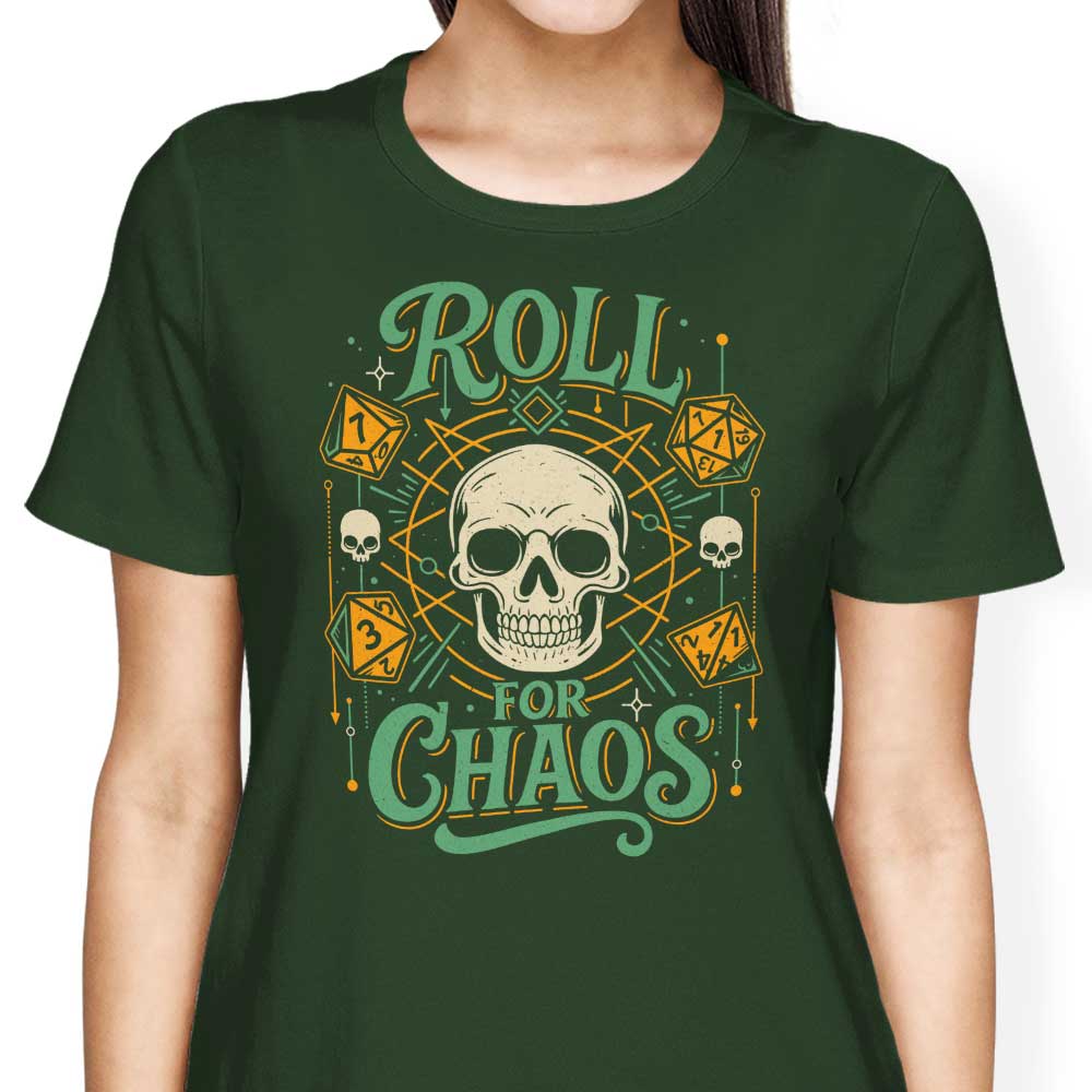 Roll for Chaos Women's Apparel - Adult & Kids T-Shirts, Sweatshirts & Hoodies apparel design preview 1