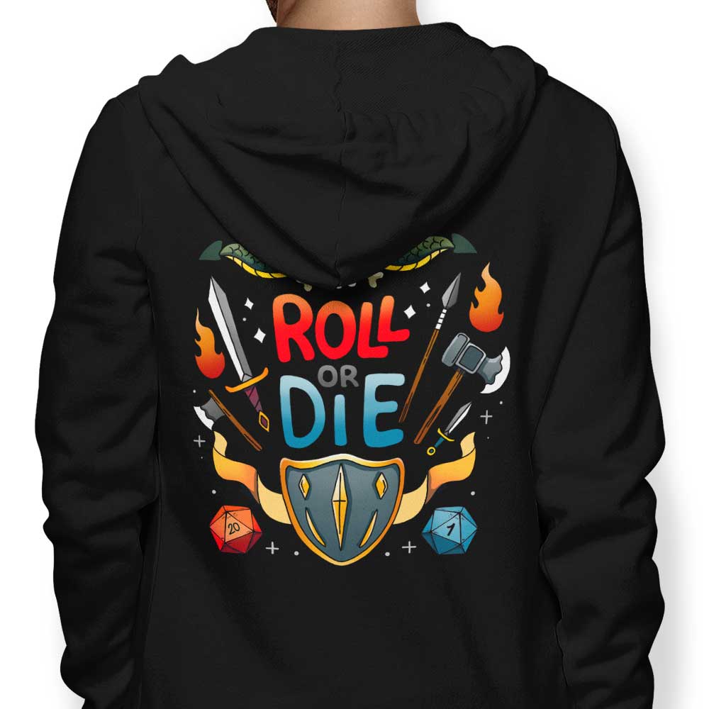 Roll or Die - Adult & Kids T-Shirts, Sweatshirts & Hoodies apparel design preview 1