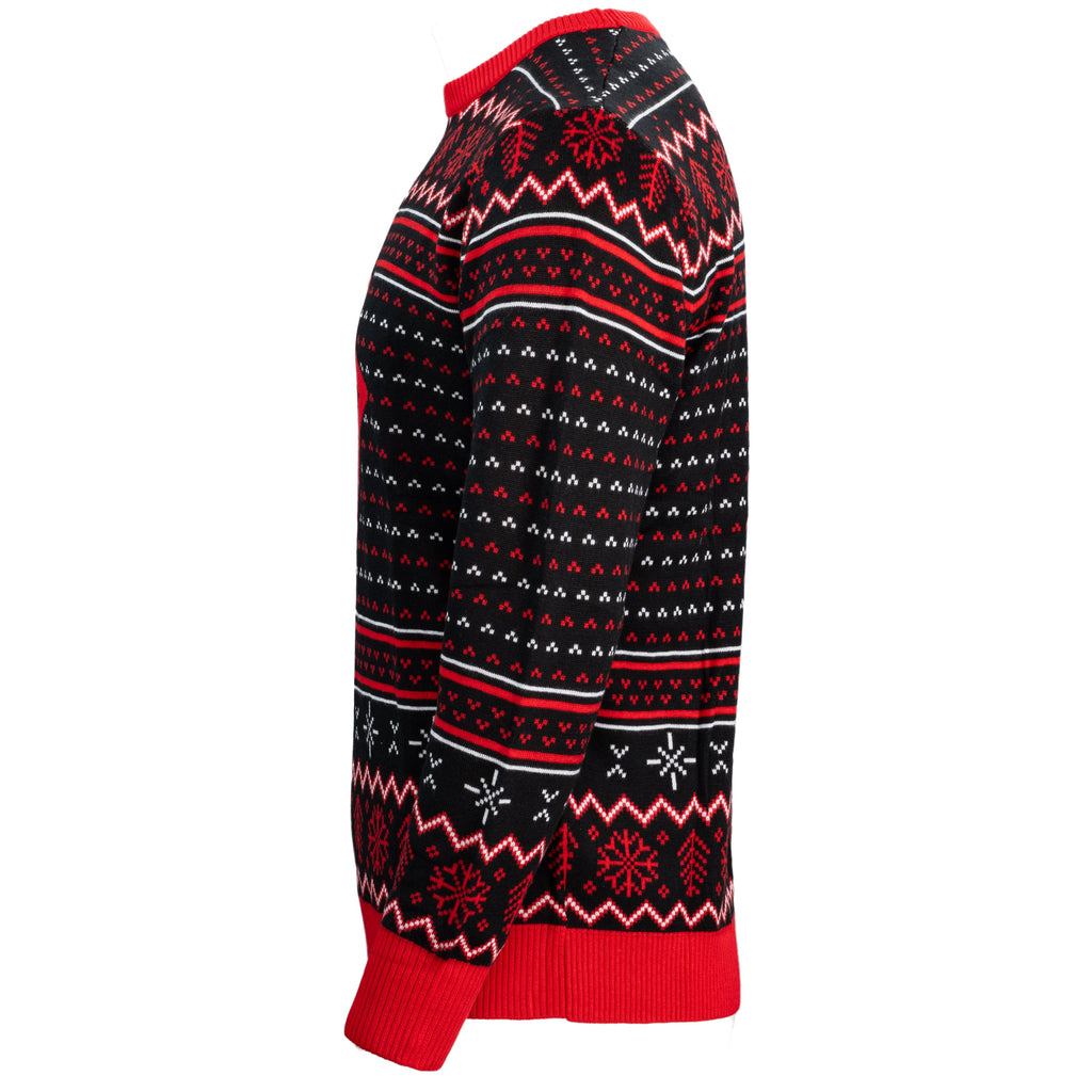 Rolling Stones Lips Tongue Ugly Christmas Sweater product image 2