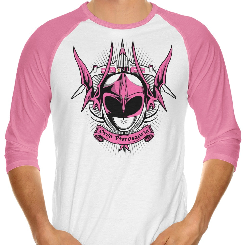 Rosea Ordo Pterosauria 3/4 Sleeve Raglan - Adult & Kids T-Shirts, Sweatshirts & Hoodies apparel design preview 1
