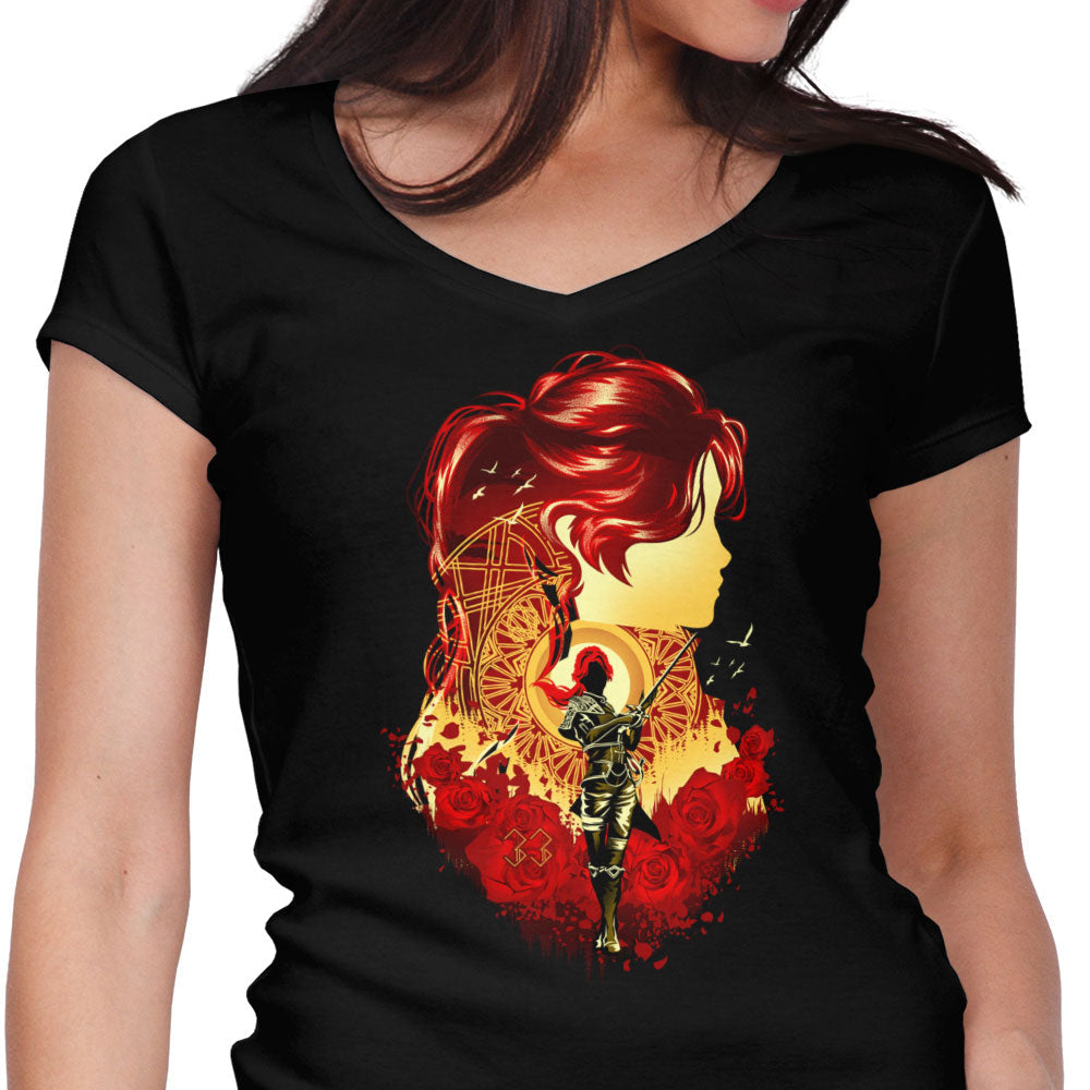 Rosebrand Women's V-Neck - Adult & Kids T-Shirts, Sweatshirts & Hoodies apparel design preview 1