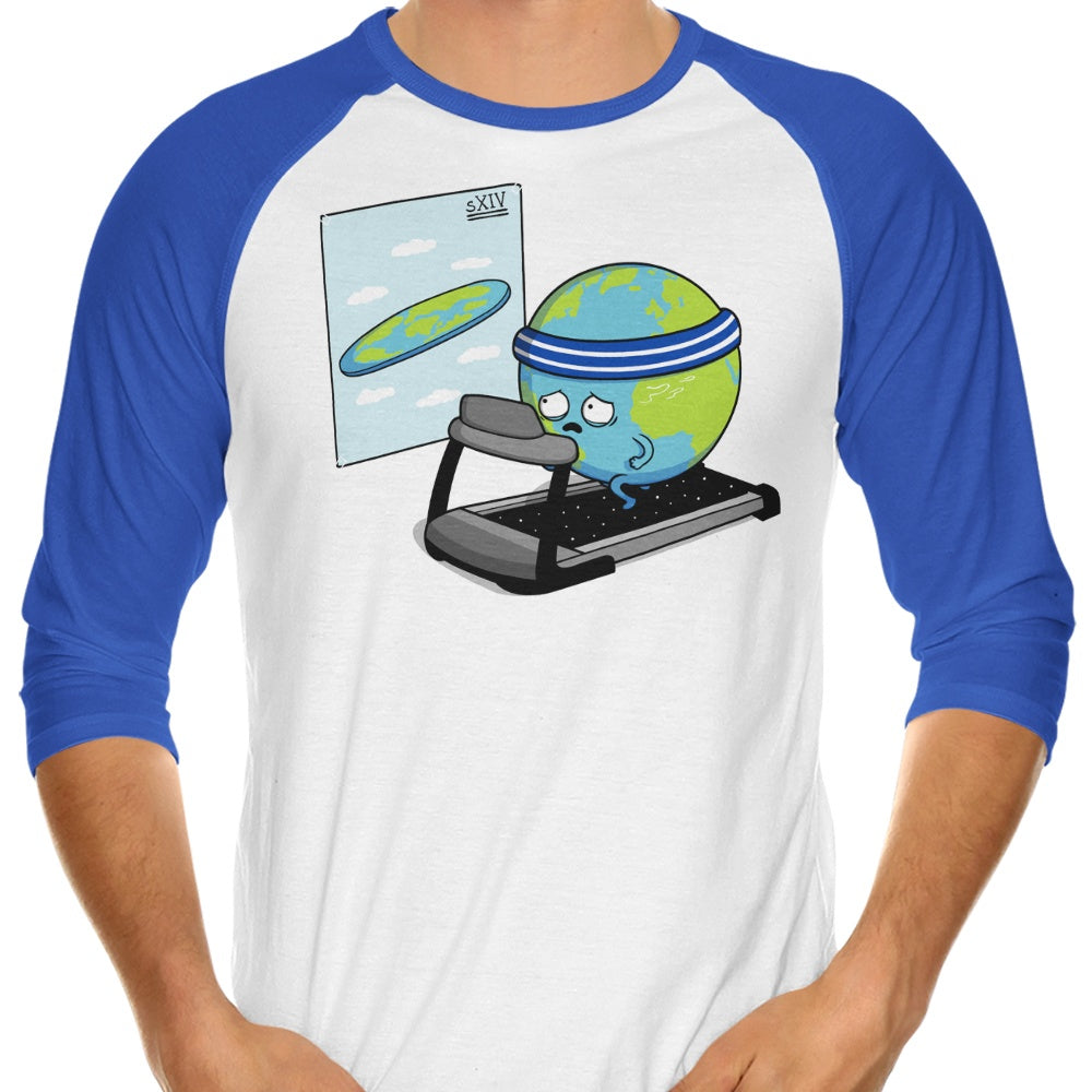 Round Earth 3/4 Sleeve Raglan - Adult & Kids T-Shirts, Sweatshirts & Hoodies apparel design preview 1