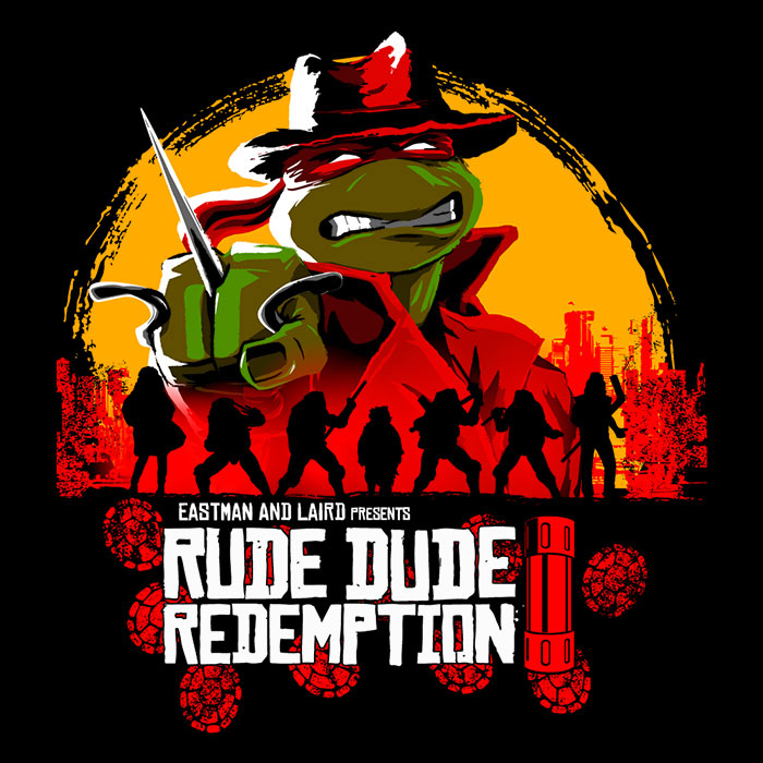 Rude Dude Redemption Men's Apparel - Adult & Kids T-Shirts, Sweatshirts & Hoodies apparel design preview 2