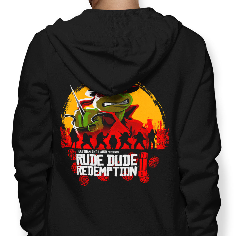 Rude Dude Redemption - Adult & Kids T-Shirts, Sweatshirts & Hoodies apparel design preview 1