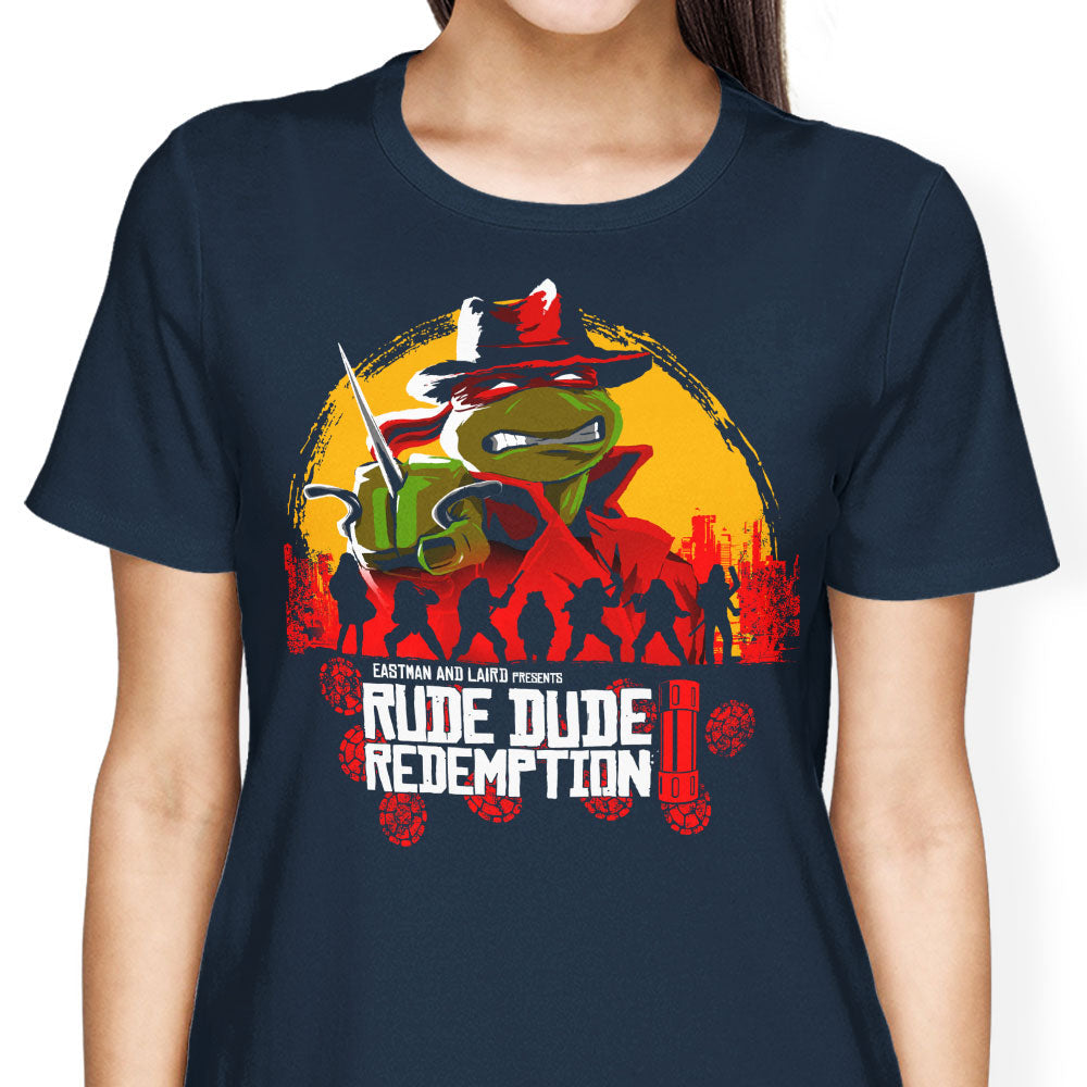 Rude Dude Redemption Women's Apparel - Adult & Kids T-Shirts, Sweatshirts & Hoodies apparel design preview 2