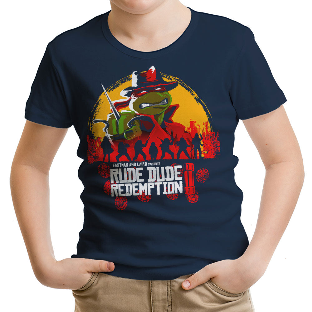 Rude Dude Redemption Youth Apparel - Adult & Kids T-Shirts, Sweatshirts & Hoodies apparel design preview 2