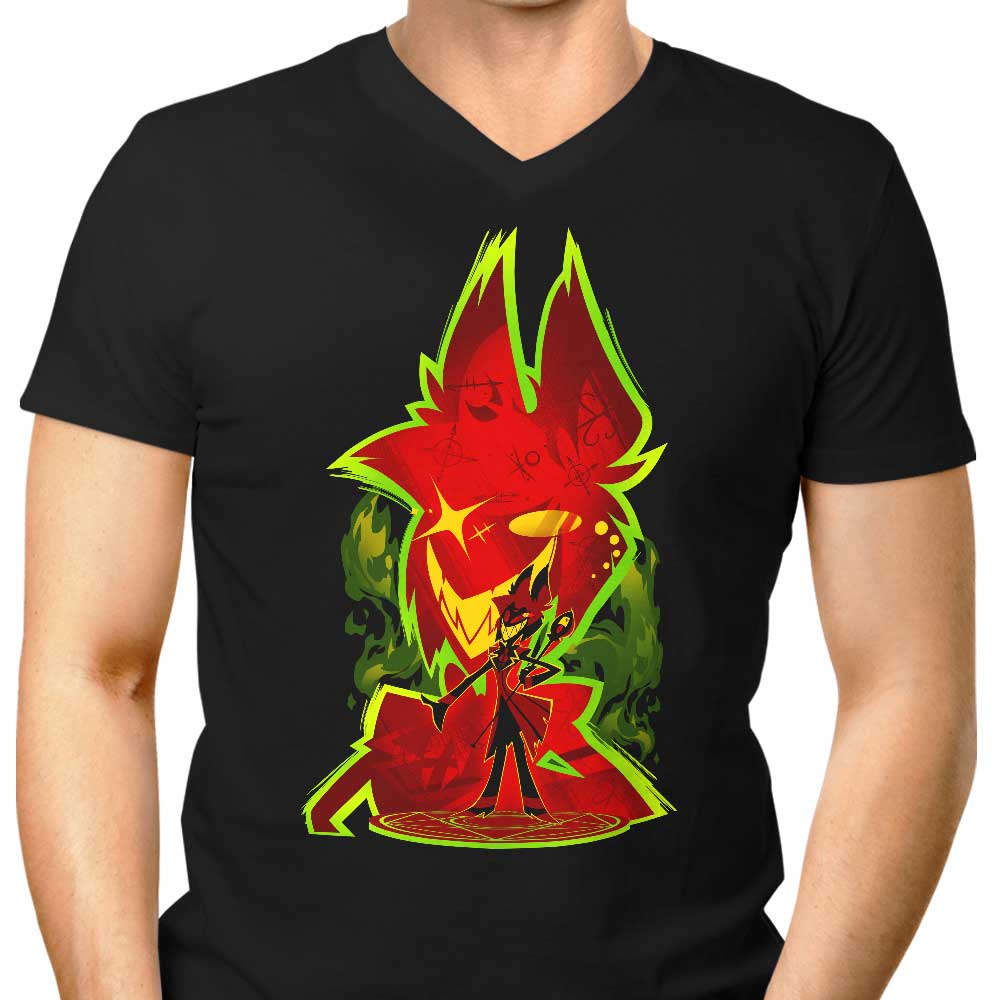 Ruler of the Airwaves Men's V-Neck - Adult & Kids T-Shirts, Sweatshirts & Hoodies apparel design preview 1