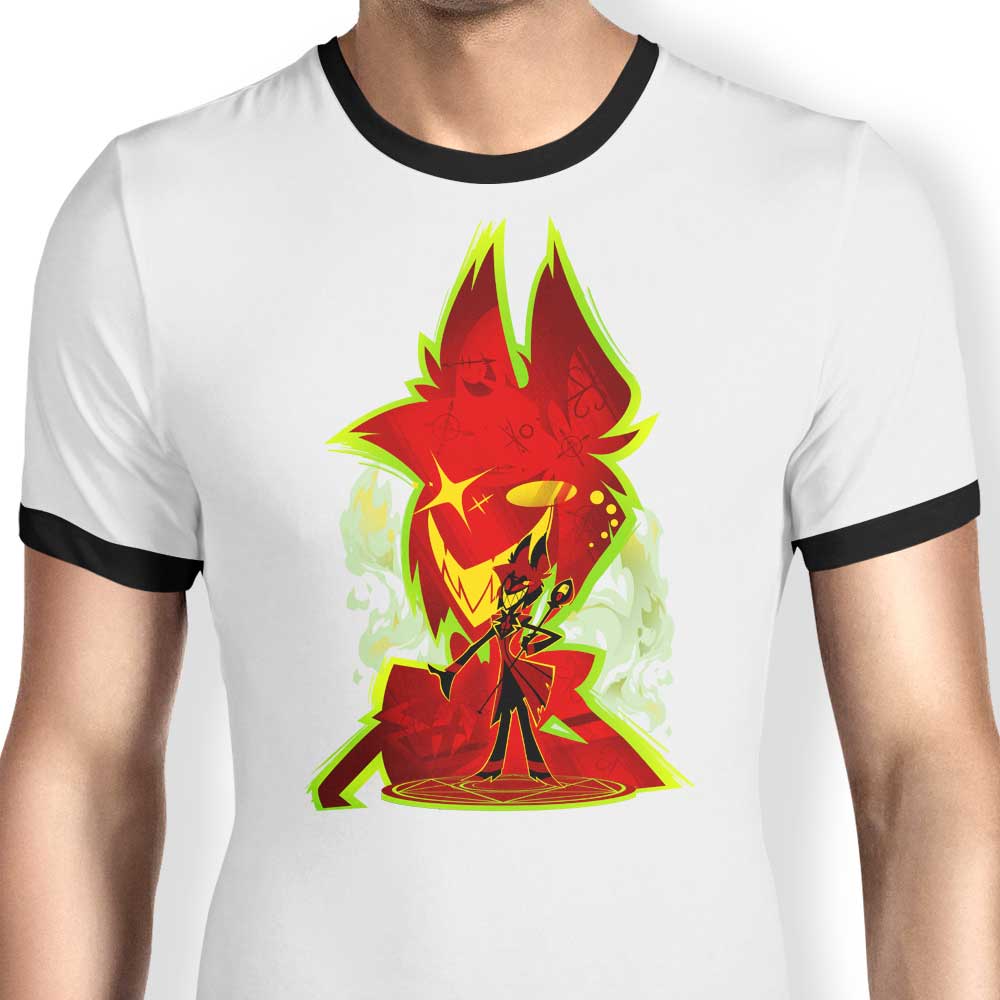 Ruler of the Airwaves Ringer - Adult & Kids T-Shirts, Sweatshirts & Hoodies apparel design preview 1