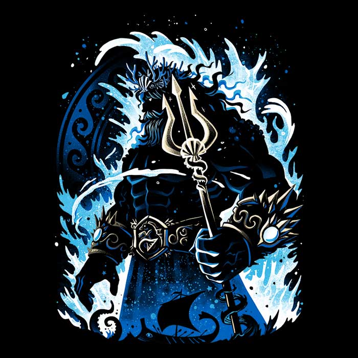 Ruler of the Deep Men's Apparel - Adult & Kids T-Shirts, Sweatshirts & Hoodies apparel design preview 2