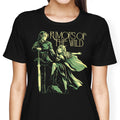 Rumors of the Wild Women's Apparel - Adult & Kids T-Shirts, Sweatshirts & Hoodies apparel design preview 1