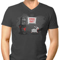 Running Away Men's V-Neck - Adult & Kids T-Shirts, Sweatshirts & Hoodies apparel design preview 1