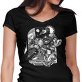 Running in Space Women's V-Neck - Adult & Kids T-Shirts, Sweatshirts & Hoodies apparel design preview 1