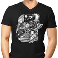 Running in Space Men's V-Neck - Adult & Kids T-Shirts, Sweatshirts & Hoodies apparel design preview 1
