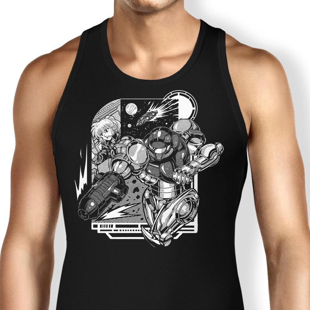 Running in Space Tank Top - Adult & Kids T-Shirts, Sweatshirts & Hoodies apparel design preview 1