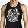 Running in Space Tank Top - Adult & Kids T-Shirts, Sweatshirts & Hoodies apparel design preview 1