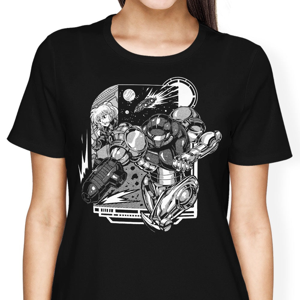Running in Space Women's Apparel - Adult & Kids T-Shirts, Sweatshirts & Hoodies apparel design preview 1