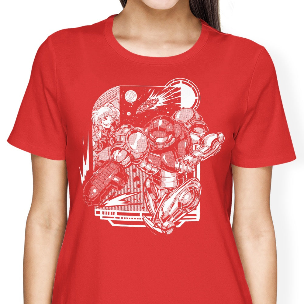Running in Space Women's Apparel - Adult & Kids T-Shirts, Sweatshirts & Hoodies apparel design preview 2