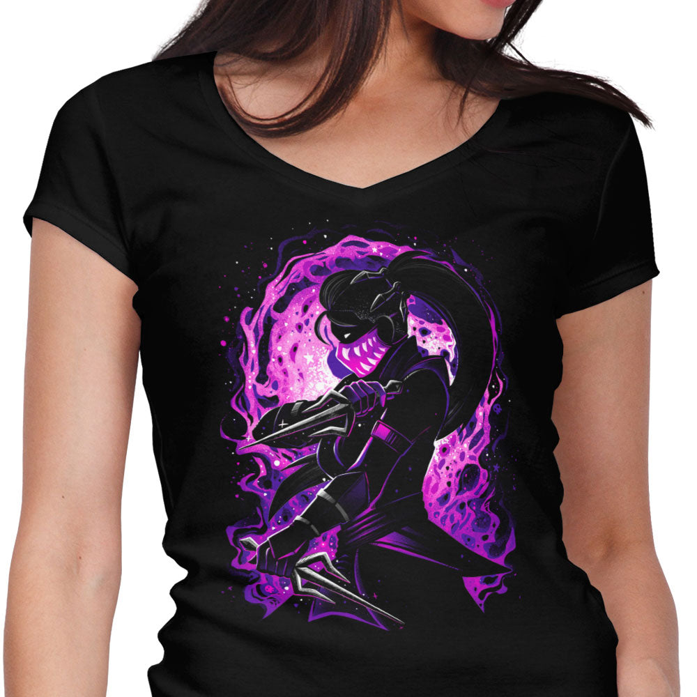 Ruthless Assassin Women's V-Neck - Adult & Kids T-Shirts, Sweatshirts & Hoodies apparel design preview 1