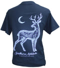 Southern Attitude Preppy Mandala Deer Moon - Adult & Kids T-Shirts, Sweatshirts & Hoodies apparel design preview 1