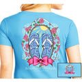 Sale Southen Attitude Preppy Classy Flip Flops Sky - Adult & Kids T-Shirts, Sweatshirts & Hoodies apparel design preview 1