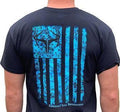Country Life Outfitters Vintage USA Deer Blue Camo - Adult & Kids T-Shirts, Sweatshirts & Hoodies apparel design preview 1