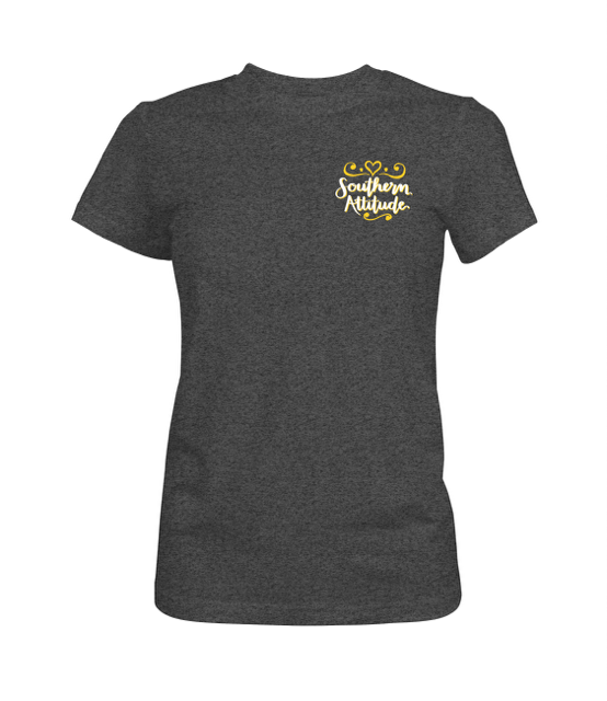 Southern Attitude Blessing Hearts Takin' Names - Adult & Kids T-Shirts, Sweatshirts & Hoodies apparel design preview 2