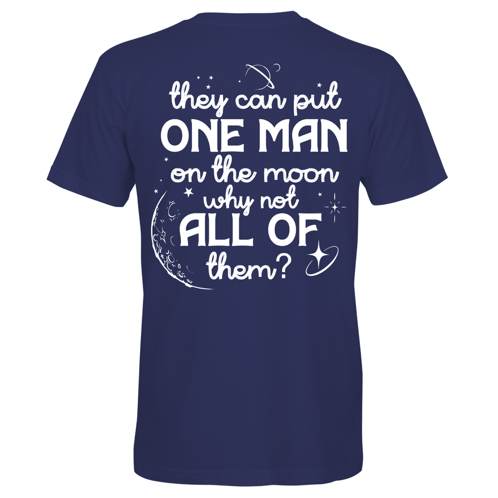 Southern Attitude Man on the Moon - Adult & Kids T-Shirts, Sweatshirts & Hoodies apparel design preview 2