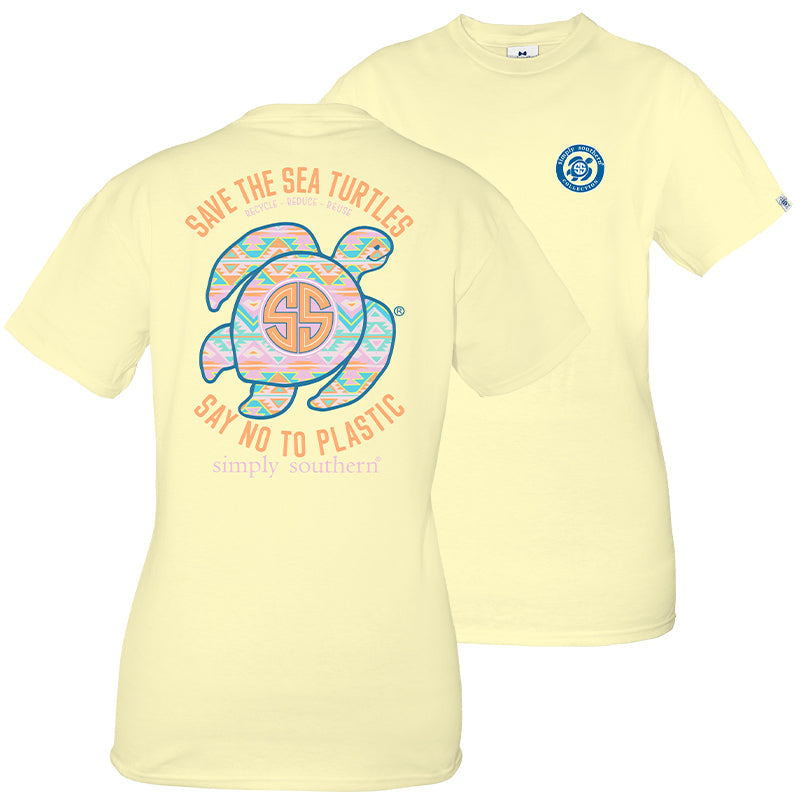 SALE Simply Southern Preppy Save The Turtles Aztec - Adult & Kids T-Shirts, Sweatshirts & Hoodies apparel design preview 1