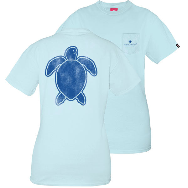 SALE Simply Southern Preppy Washed Logo Ice Blue - Adult & Kids T-Shirts, Sweatshirts & Hoodies apparel design preview 1