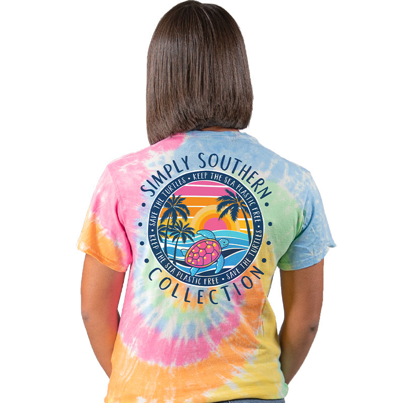 SALE Simply Southern Preppy Save The Turtles Plastic - Adult & Kids T-Shirts, Sweatshirts & Hoodies apparel design preview 2