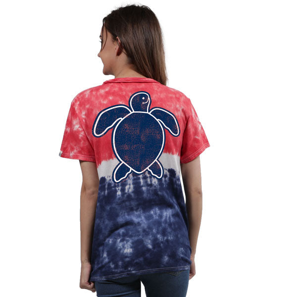 SALE Simply Southern Preppy Washed Logo America Tie - Adult & Kids T-Shirts, Sweatshirts & Hoodies apparel design preview 2